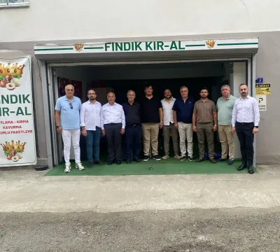 Artvin Ticaret Borsasından fındık üretim tesisine ziyaret