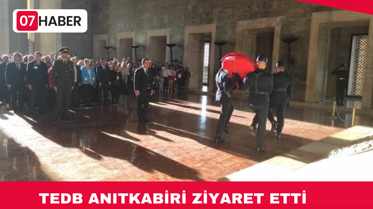 TEDB ANITKABİRİ ZİYARET ETTİ