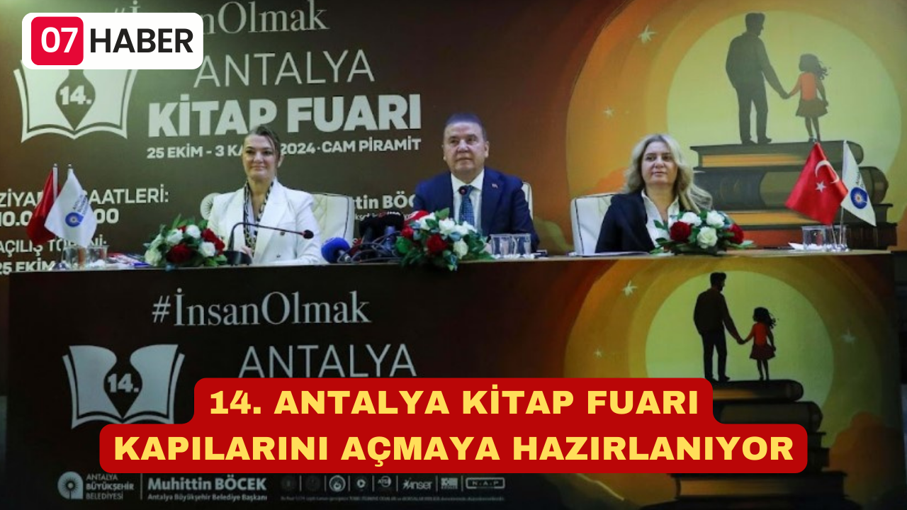 14. ANTALYA KİTAP FUARI KAPILARINI AÇMAYA HAZIRLANIYOR