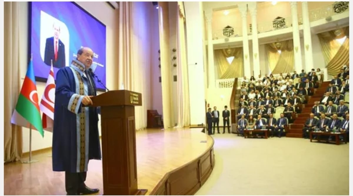 Ersin Tatar Azerbaycan Teknik Üniversitesi’nde Fahri Doktora ile Onurlandırıldı