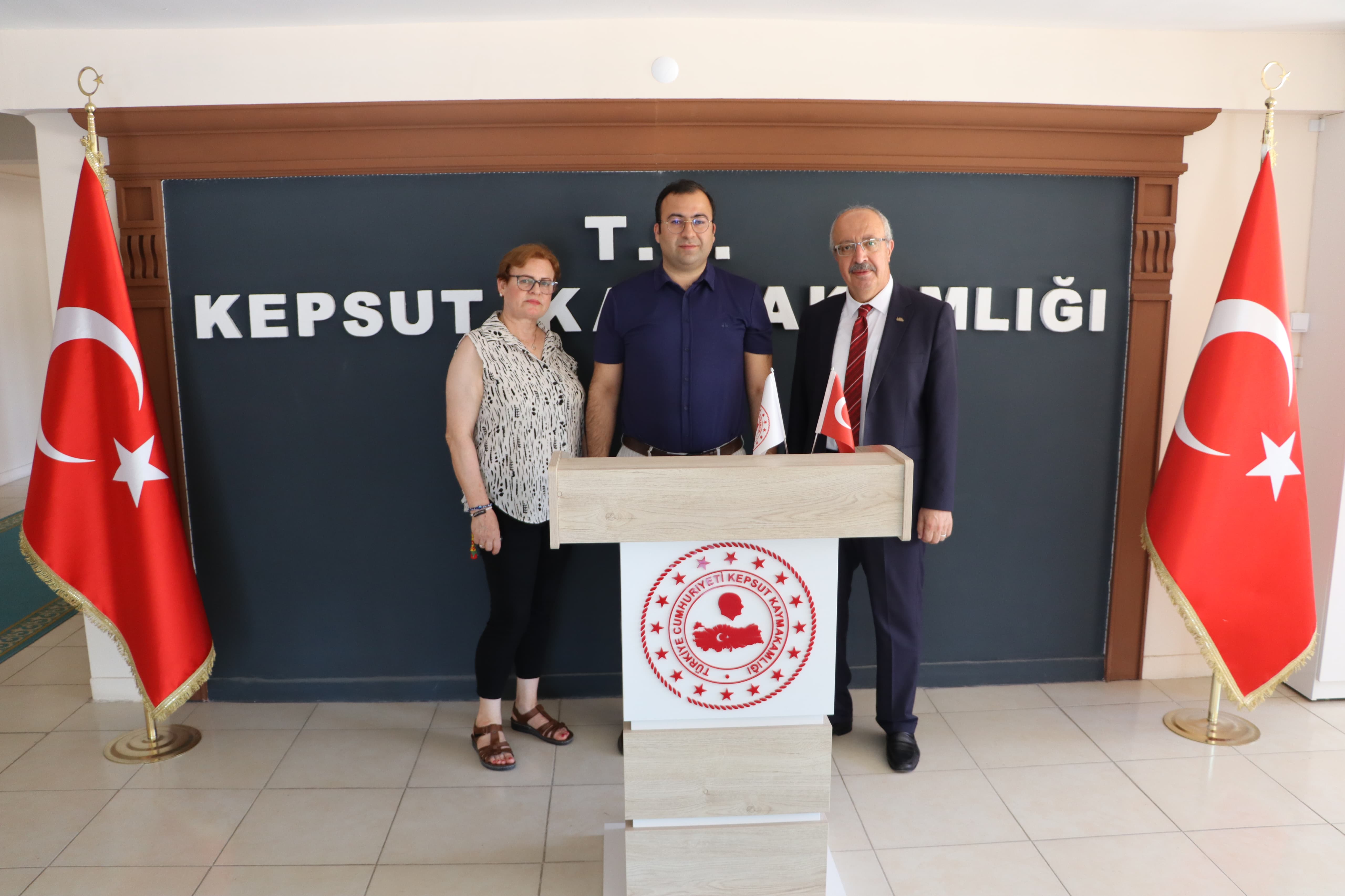 TUDSİAD Genel Başkanı Mehmet Alptekin Şavlı’dan Kepsut Kaymakamı’na Ziyaret