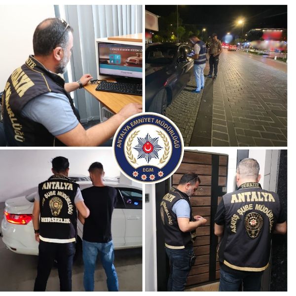 Antalya'da Asayiş Denetimlerinde 239 Şahıs Tutuklandı