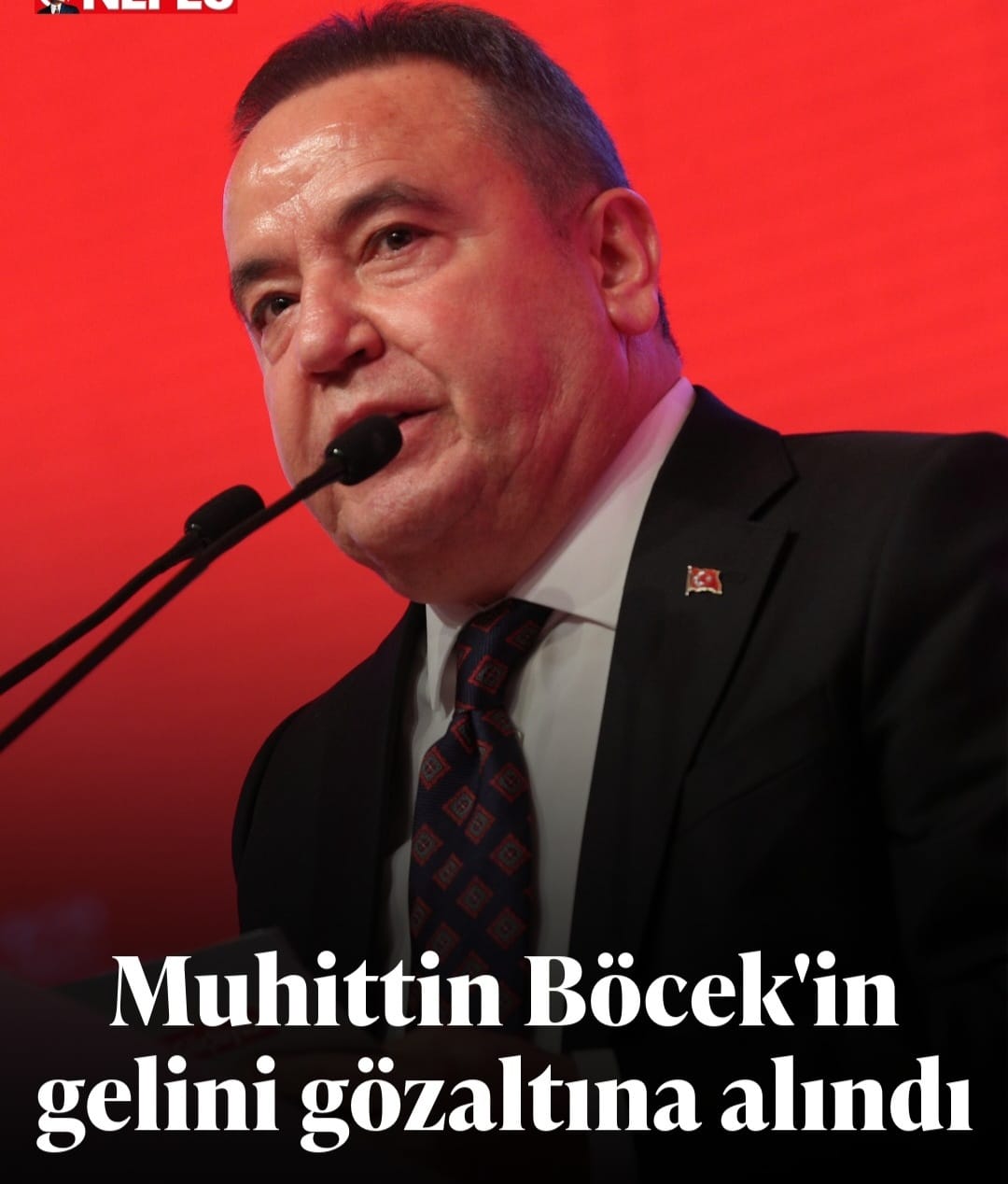 Muhittin Böcek'in Gelini Gözaltına Alındı