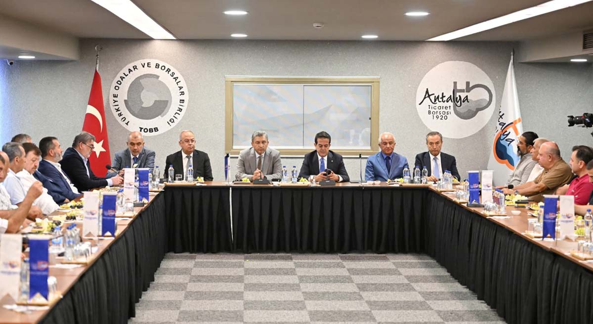 Antalya Valisi Hulusi Şahin Atb’nin Konuğu Oldu