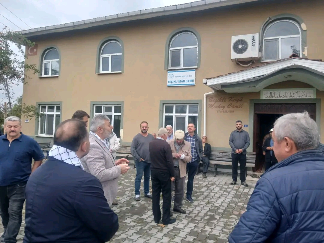 Terme'de Miting Değil Mahalle Ziyareti 