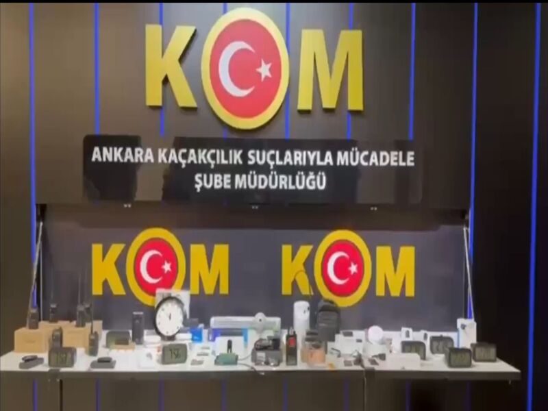 Ankara’da İnternetten Satışı Yapılan “DİNLEME VE GÖRÜNTÜ ALMA CİHAZLARI” Ele Geçirildi,1 Şüpheli Şahıs Yakalandı