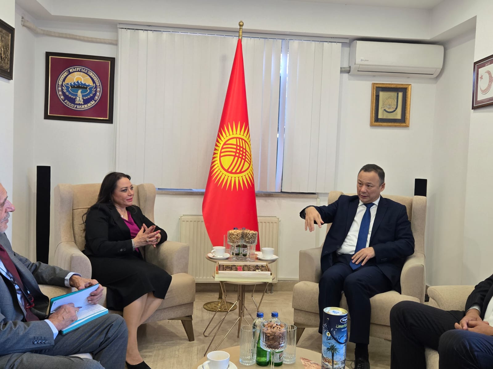 Prof. Dr. Aysun Bay, Kırgızistan Büyükelçisi Kazanbaev ile sağlık turizmi odaklı iş birliği görüşmesi yaptı