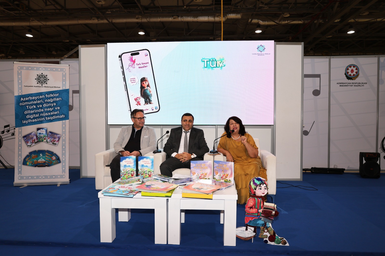 “Masal Masal Türkiye" "Türk Dünyası Azerbaycan” adlı projeleri Bakü'de tanıtıldı