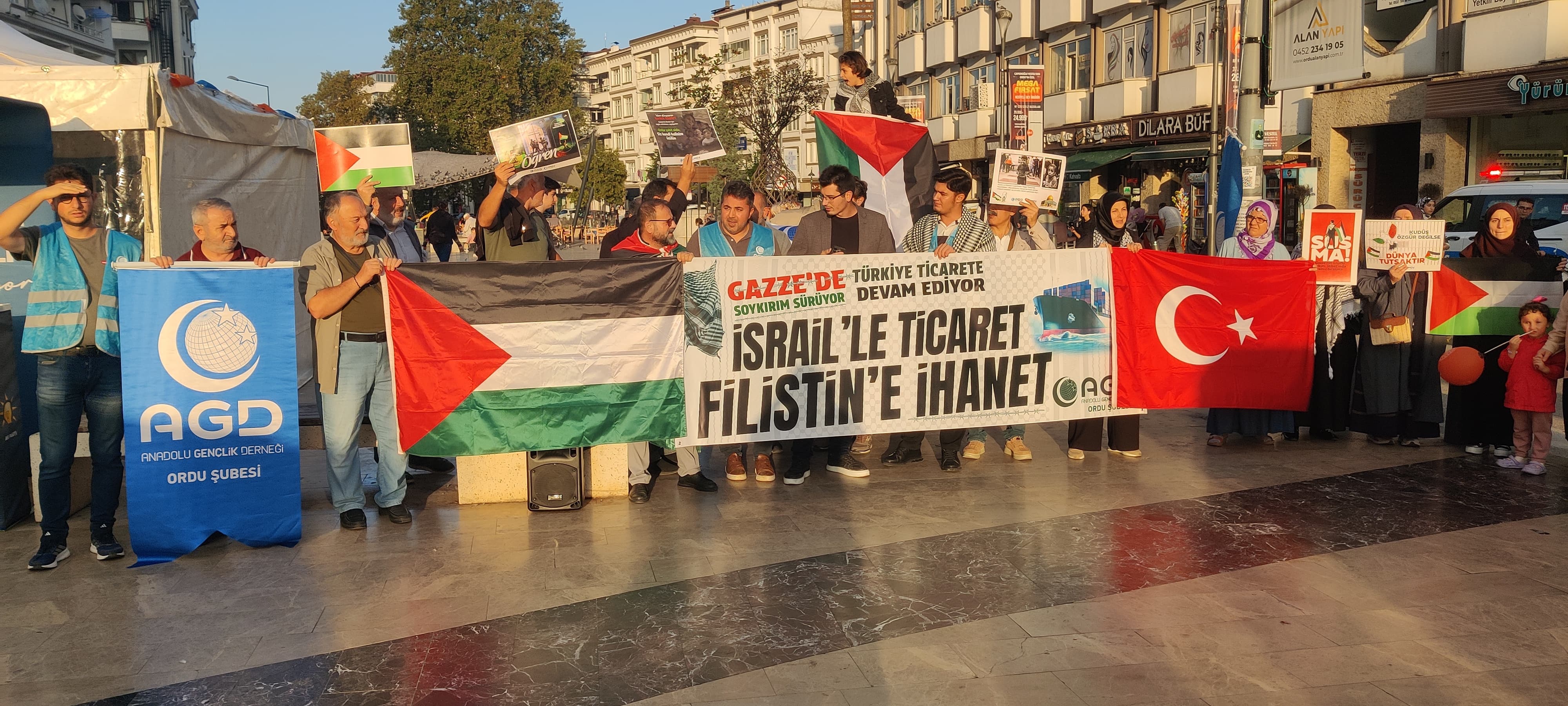 AGD Ordu Şubesi Aksa Tufanının Yıldönümünde Basın Açıklamasında Bulundu