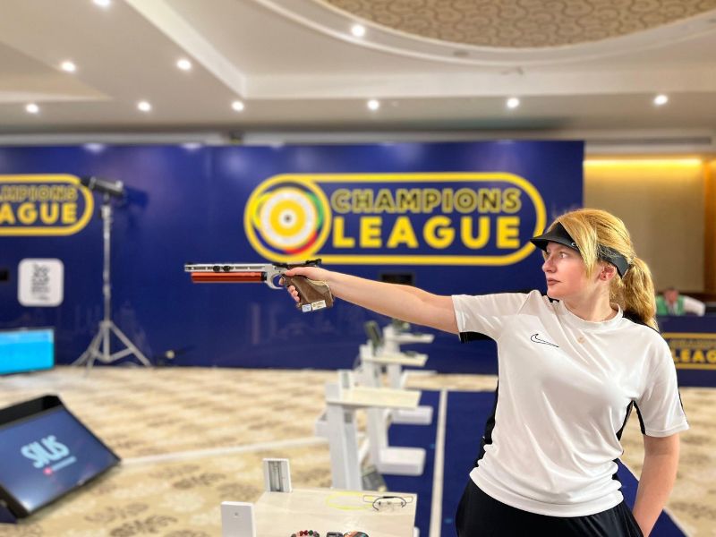 Jandarma Gücü Sporcusu Esra Bozabalı, Tabanca Milli Takımıyla Avrupa Şampiyonu