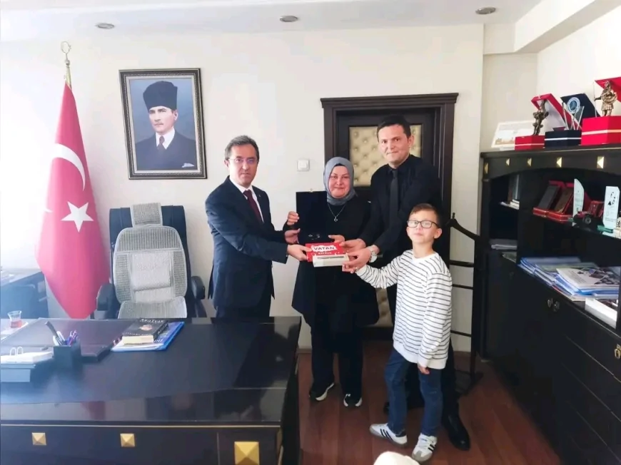 Terme’nin ilk kadın pide ustası Çiler Kul'dan Kaymakam Maytalman’a iade-i ziyaret