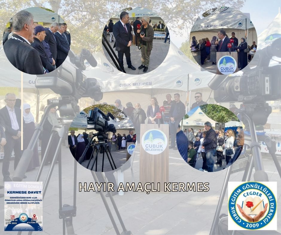 Çubuk Eğitim Gönüllüleri  Dereneği tarafından organıze edilen kermes kalabalık vatandaş katılımı ile gerçekleşti