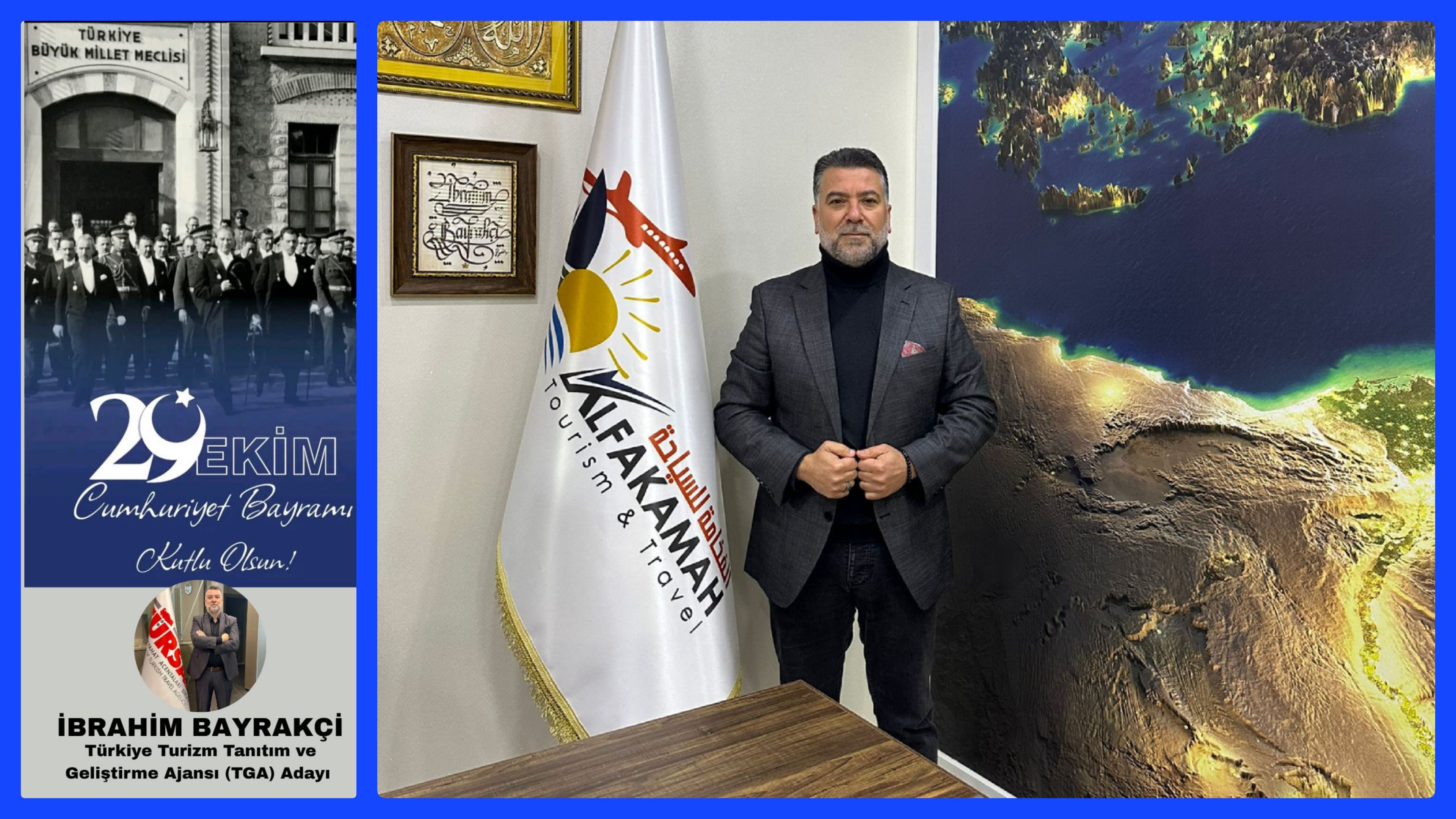 İbrahim Bayrakçi “Turizmde de Cumhuriyet’in Işığını Yansıtacağız”