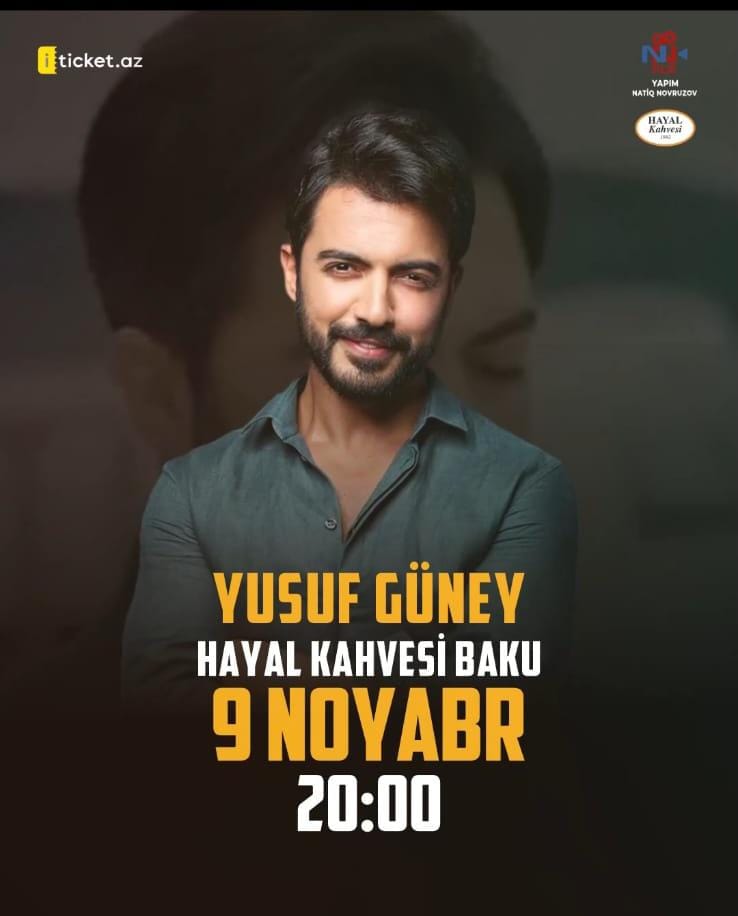 Yusuf Güney Bakıda konsert verəcək!