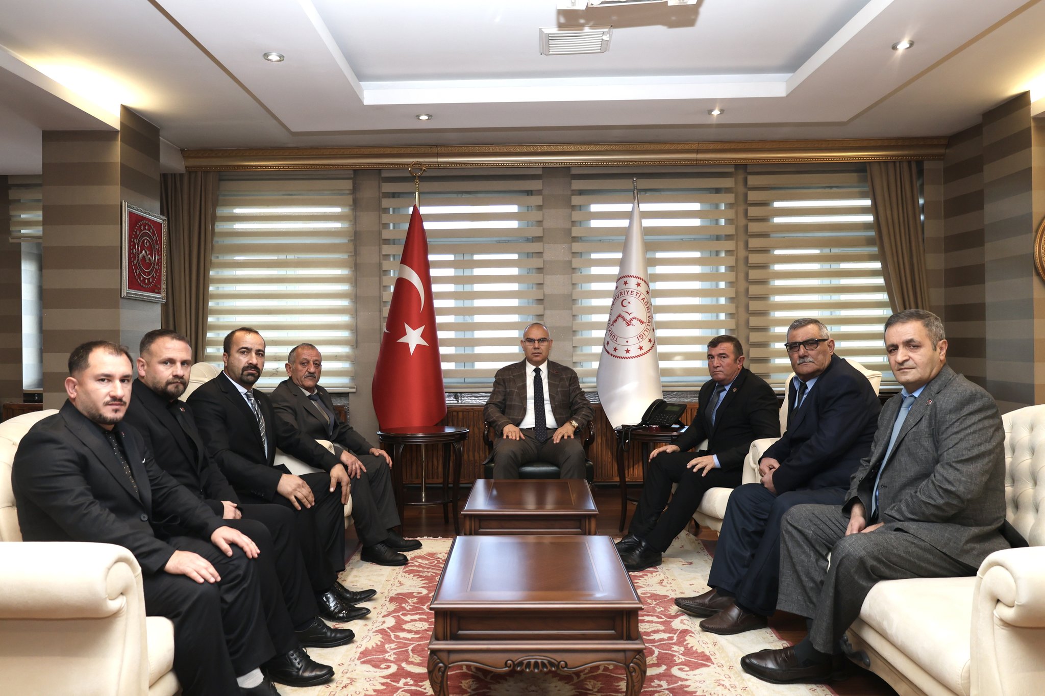 Ağrı Valisi Mustafa Koç Büyük Birlik Partisi Ağrı İl Başkanı Naci Edebali’yi Kabul Etti: “Şehrin Geleceği Üzerine Görüşüldü”