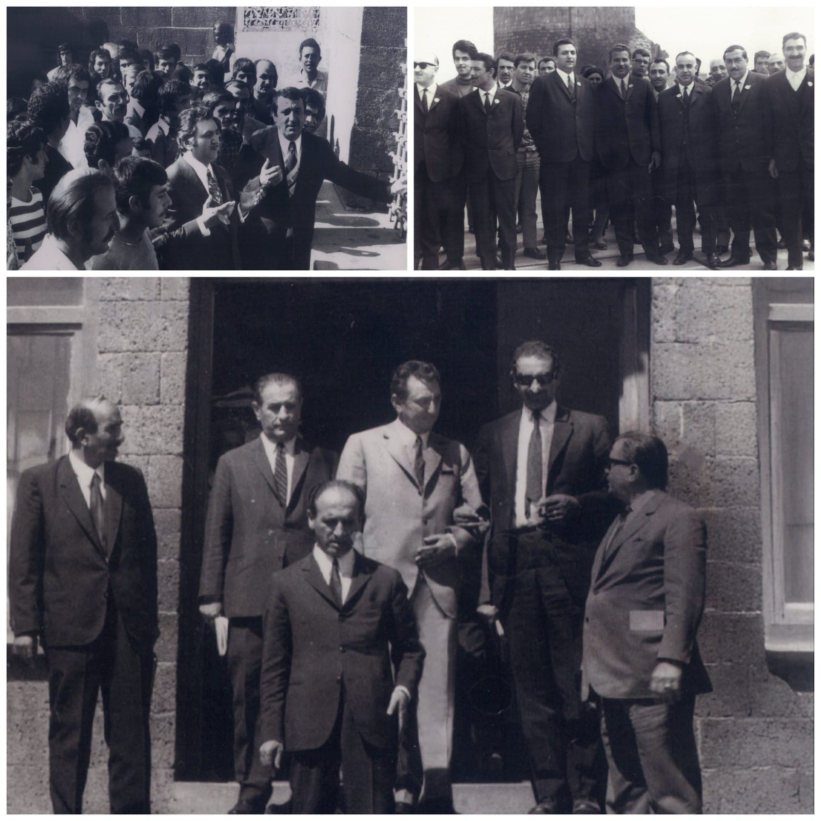 RESİMLERLE BİR ZAMANLAR DİYARBAKIR  ŞEHRİN EŞRAFLARI HALKLA İÇ İÇE 