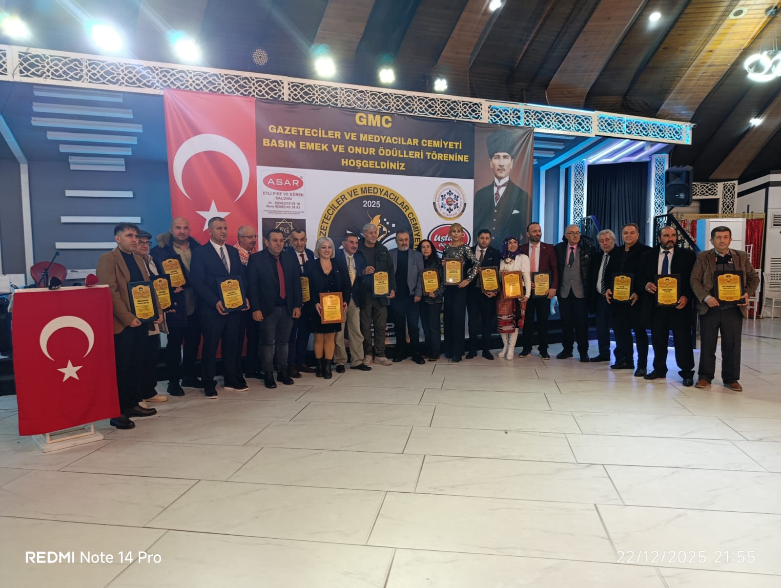 GAZETECİLER VE MEDYACILAR CEMİYETİ’NDEN VEFA GECESİ