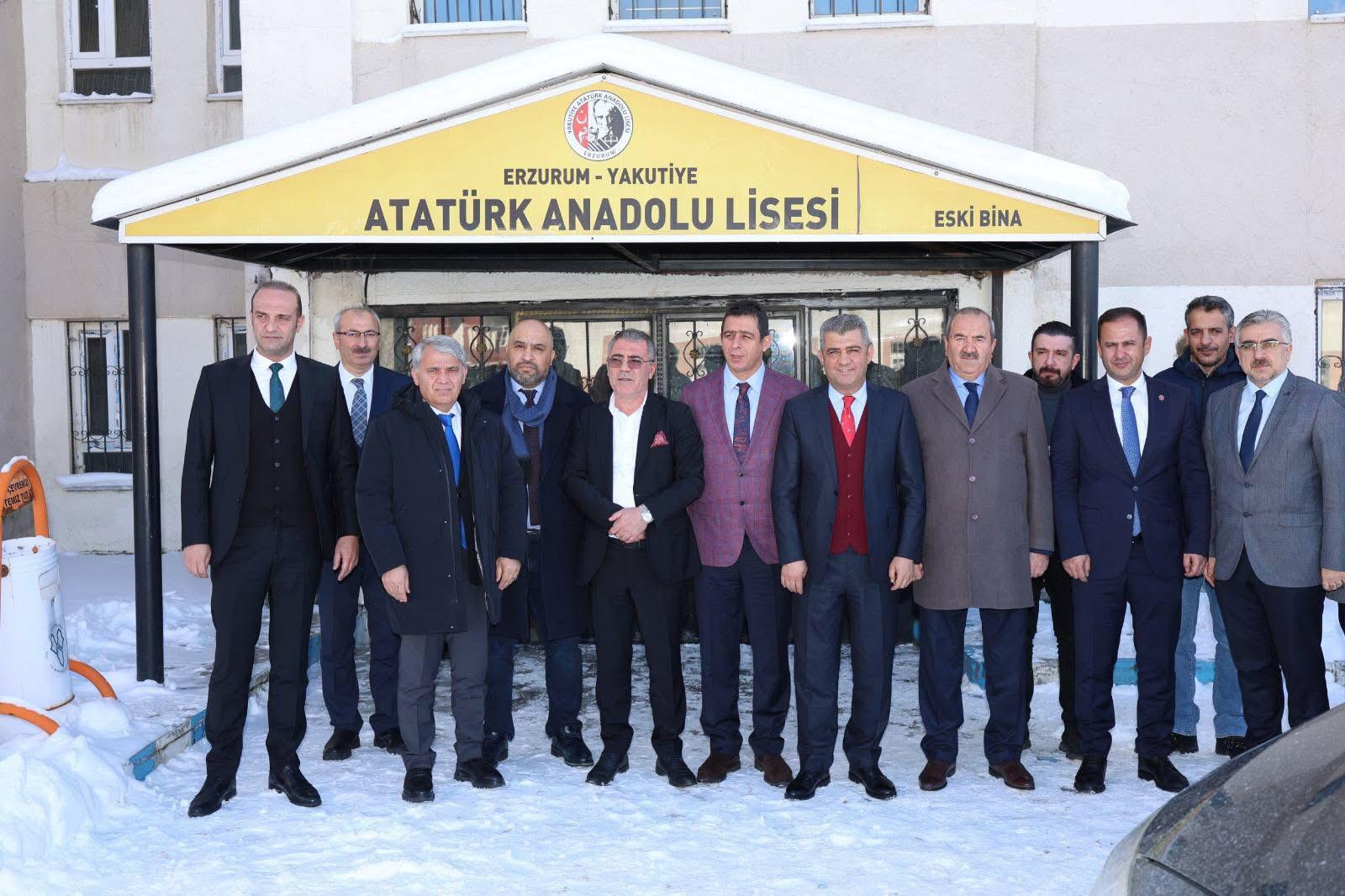 Erzurum Konfederasyonu Başkan Vekili Halil Karapınar’dan Mezun Olduğu Okula Vefa: Sevgi Sınıfı Açıldı