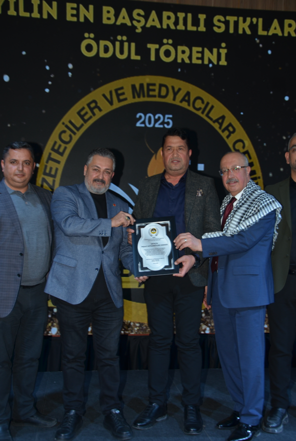 Antalya İnşaat Müteahhitleri Derneği “Yılın En Başarılı STK’sı” Ödülüne Layık Görüldü