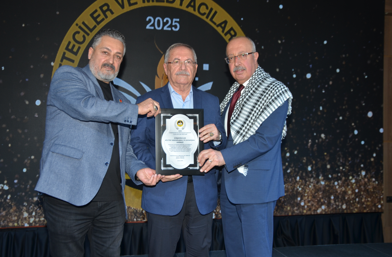 Kırşehirliler Derneği Kültür ve Dayanışmada Ödül Aldı