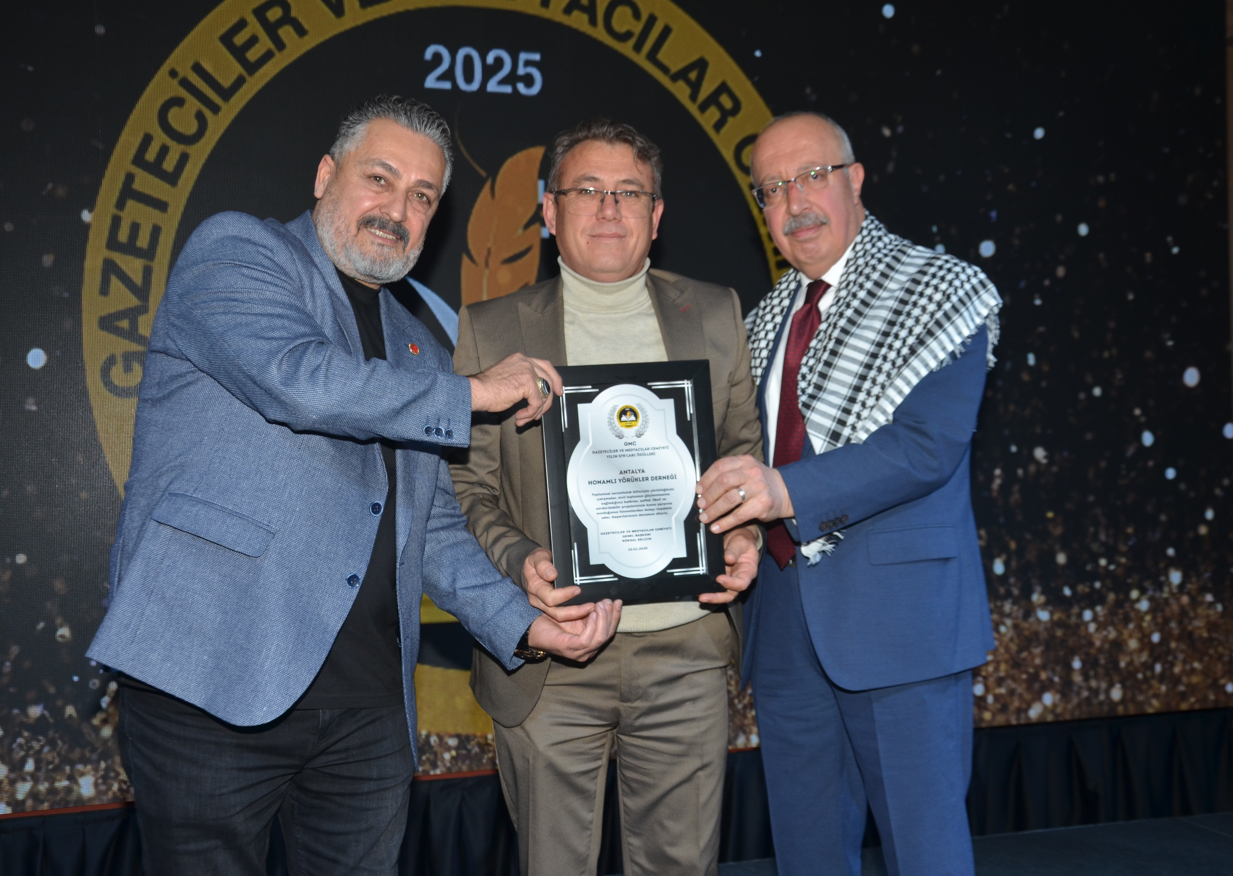 Antalya Honamlı Yörükler Derneği Kültürel Mirası Yaşattığı Çalışmalarıyla Ödül Aldı