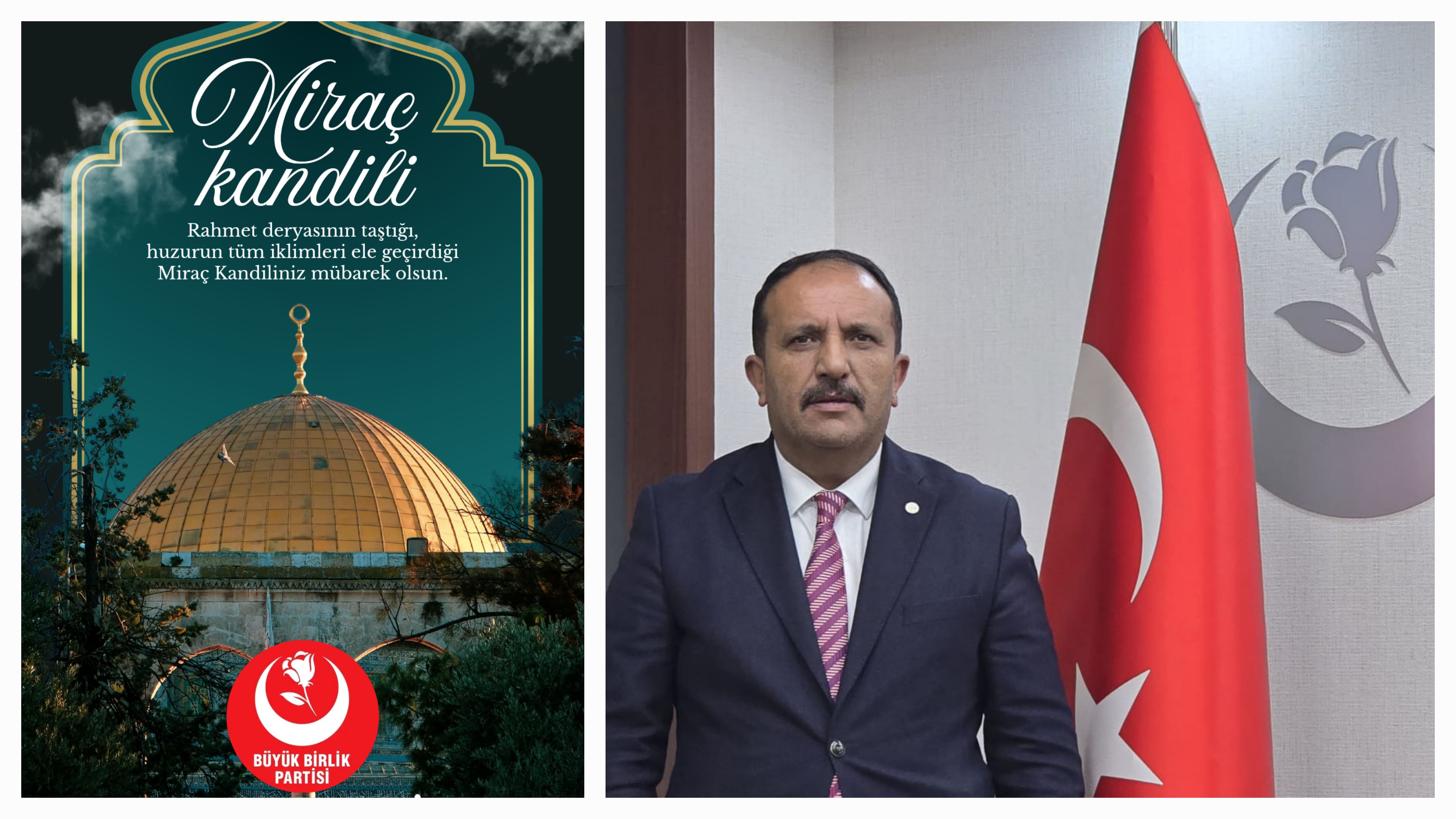 BBP Genel Başkan Yardımcısı Uğur Bulut: “Miraç, Zulme Karşı Duruşun ve İlahi Rahmetin Evrensel Mesajıdır