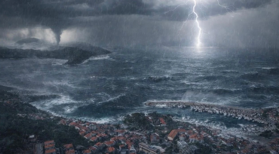 Antalya ve Batı Akdeniz için kuvvetli yağış ve fırtına uyarısı