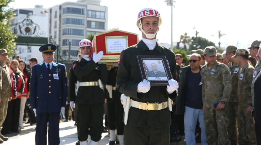 Şehit Talat Okur Hatay’da son yolculuğuna uğurlandı