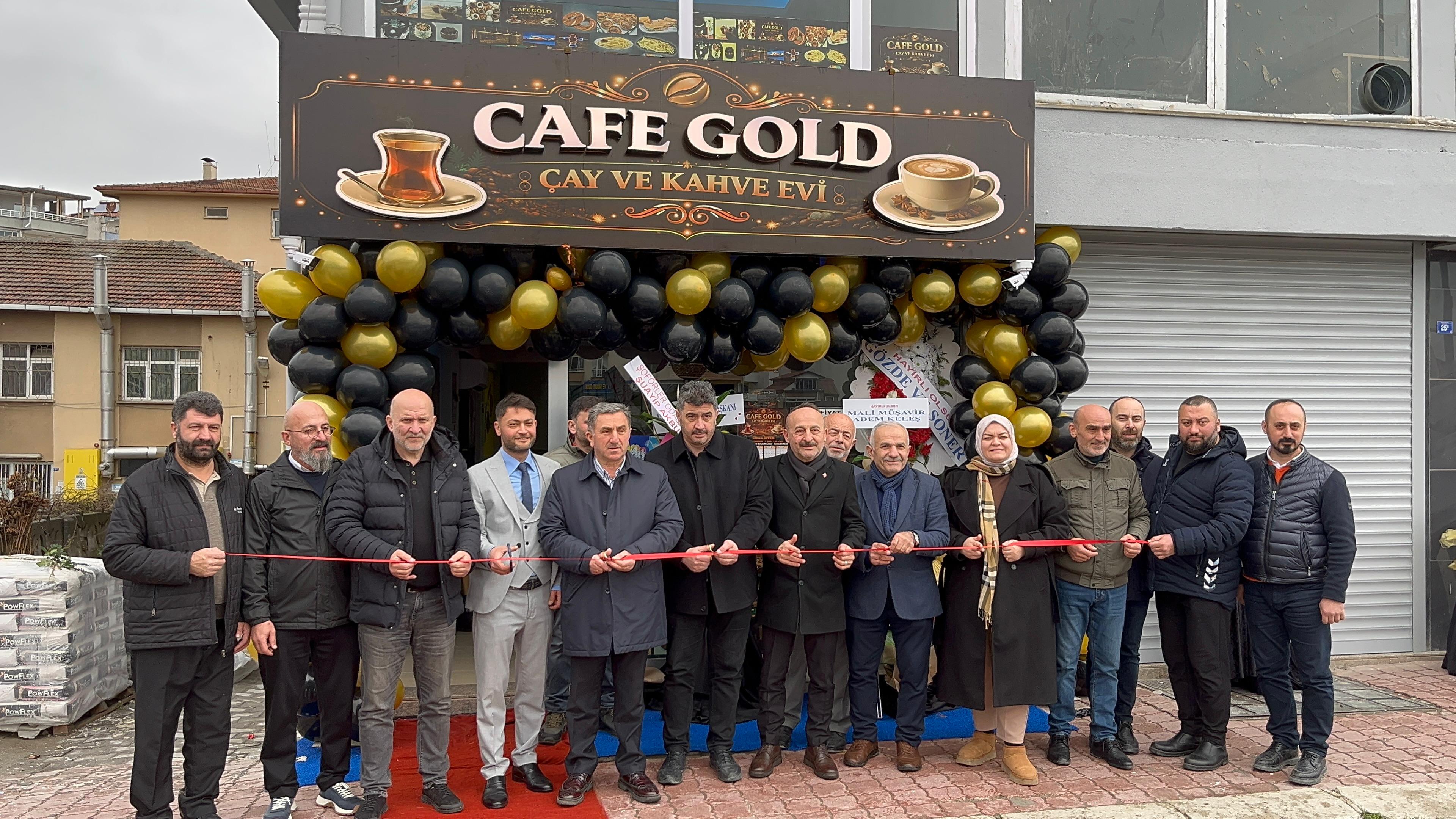 Terme’de Cafe Gold Çay ve Kahve Evi Geniş Katılımla Açıldı İlçe Protokolü Bir Araya Geldi