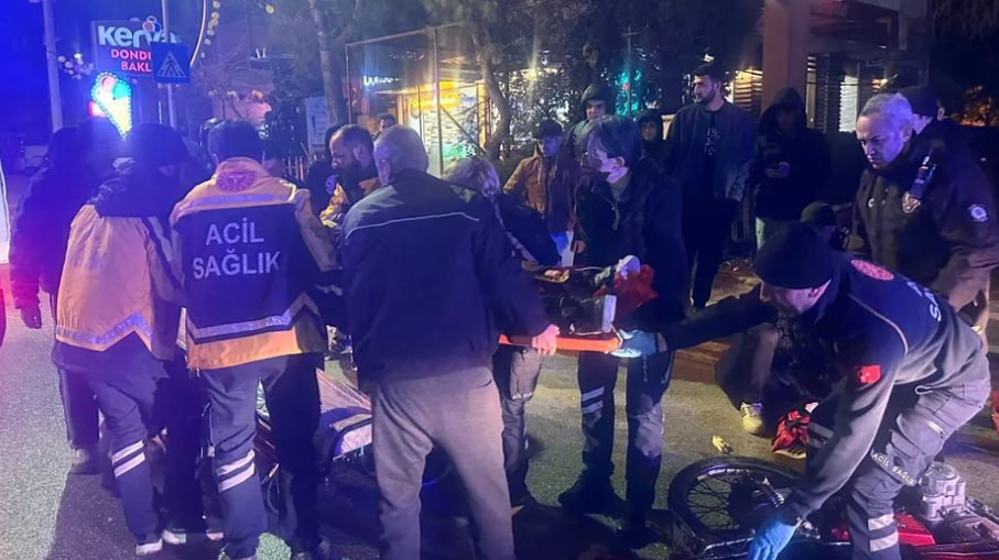 Burdur’da motosiklet kazası: İki genç yaralandı