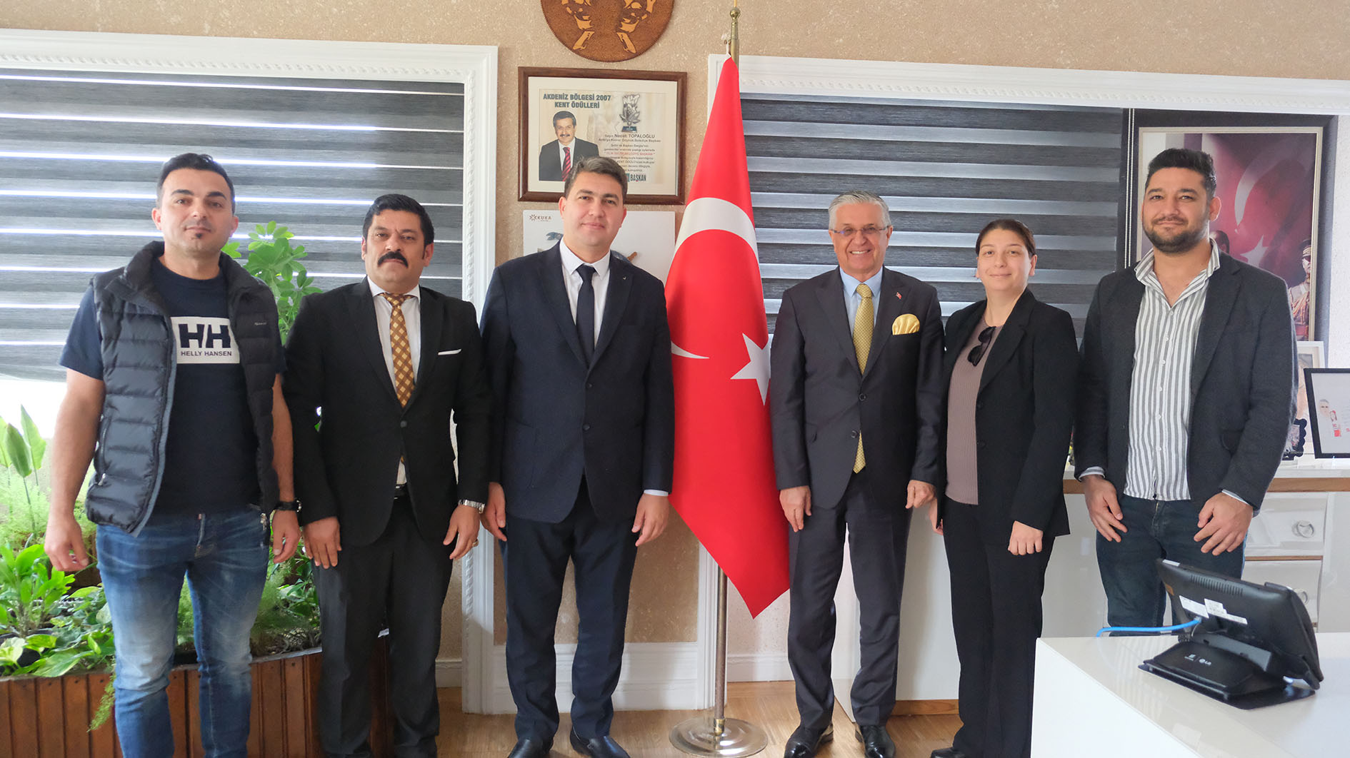 Oda Başkanı Çelik’ten Başkan Topaloğlu’na ziyaret