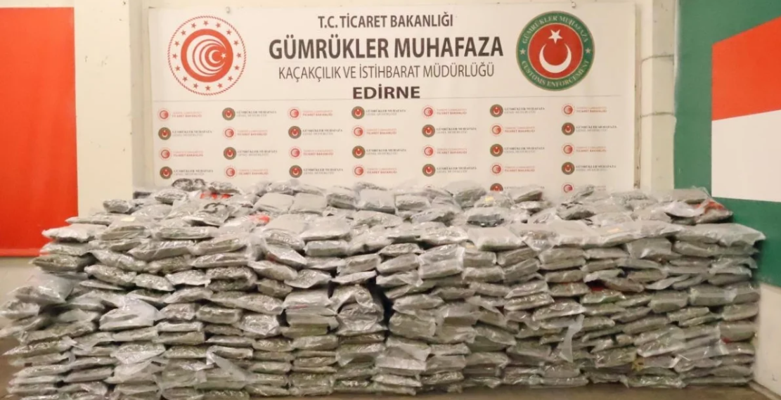 Kapıkule’de 1,4 ton uyuşturucu ele geçirildi