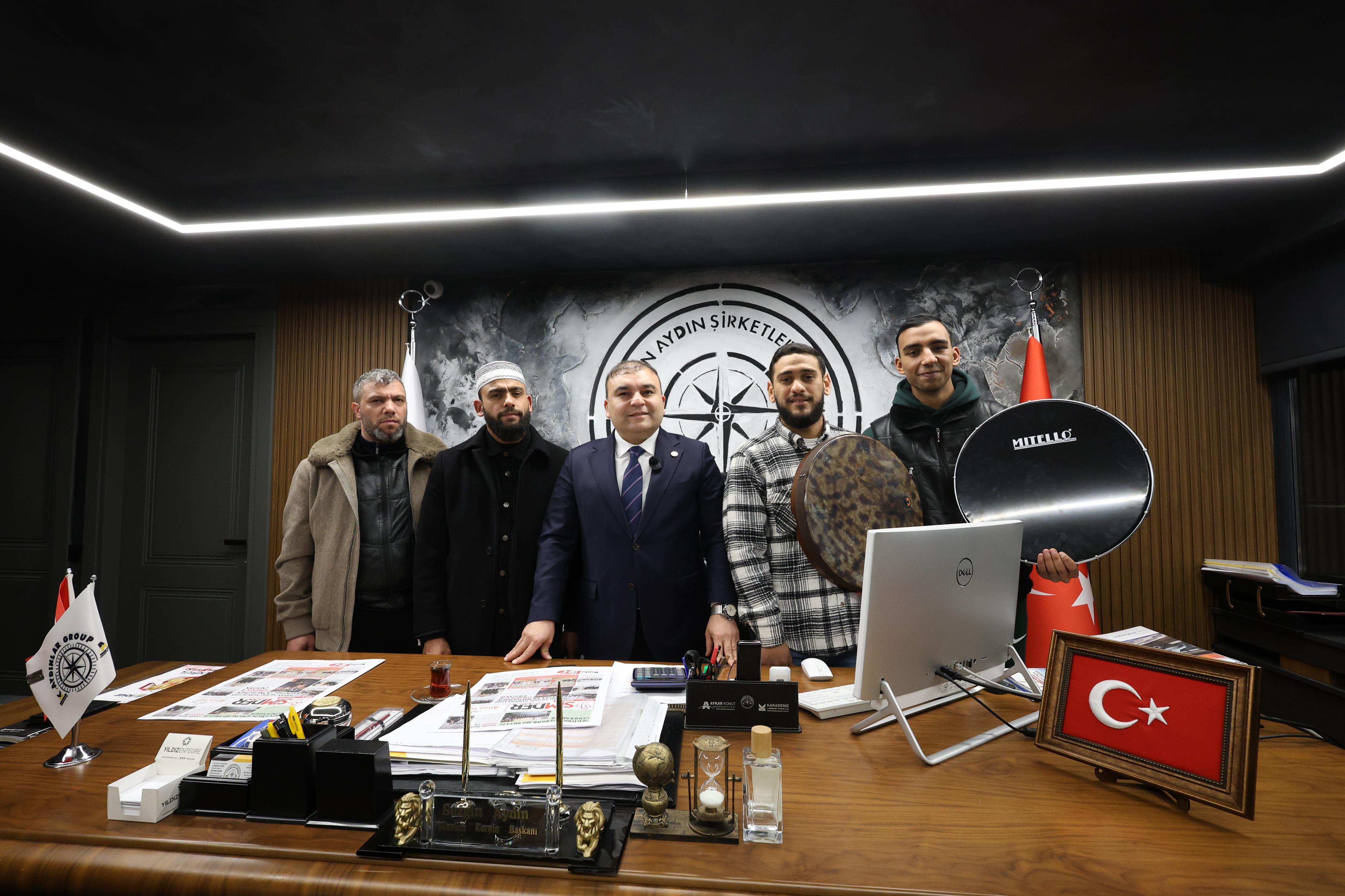 Celal Karatüre, Samsun’da Sezgin Aydın'a Sürpriz Ziyaret