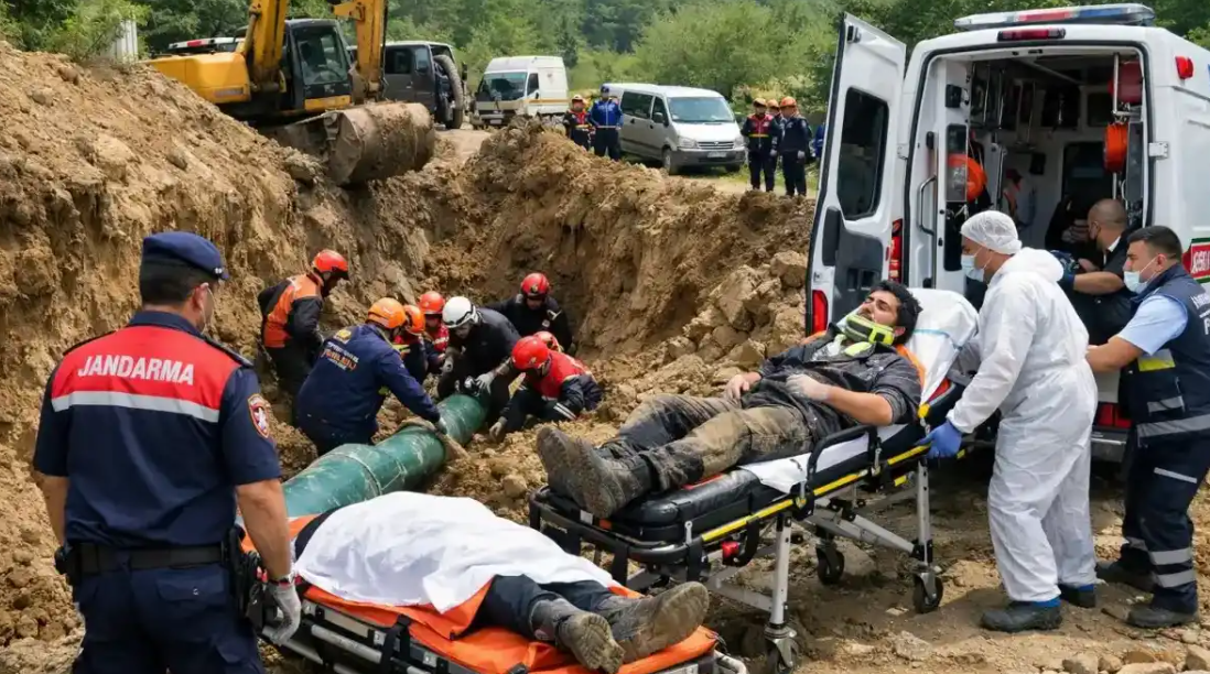 Akçakoca'da toprak kaymasında “acı