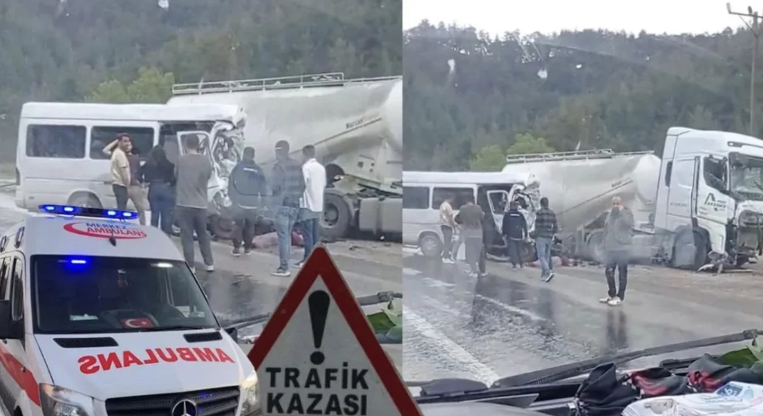 Antalya-Isparta karayolunda kaza: 7 ölü, 7 yaralı