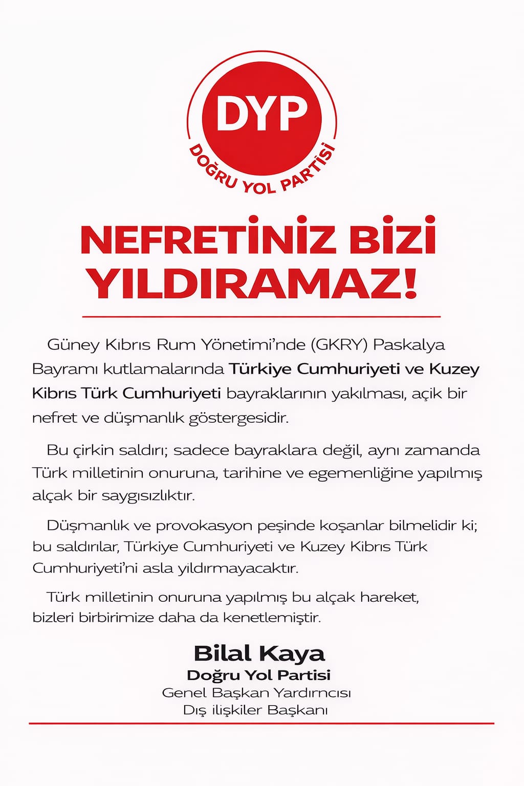 Bilal Kayadan Rum Kesimine Sert Tepki