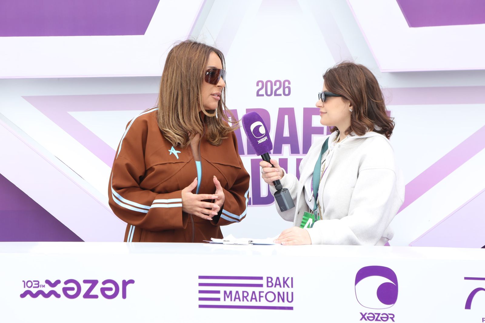 Azerbaycan Halk Sanatçısı Tunzala Agayeva, "Bakü Maratonu"na Katıldı