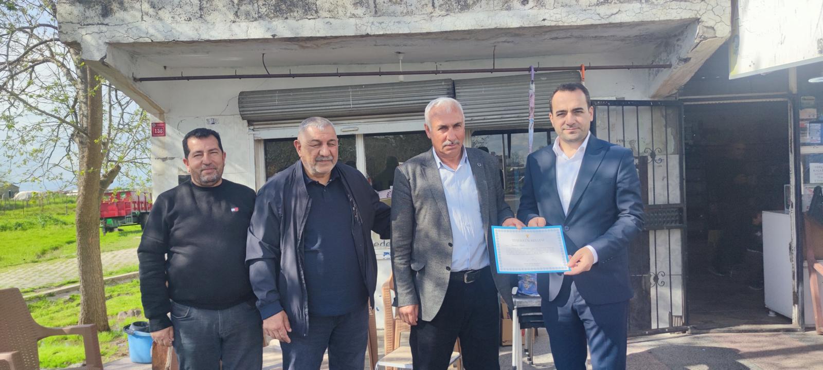 AK PARTİ'DEN "ÜYE " VEFASI