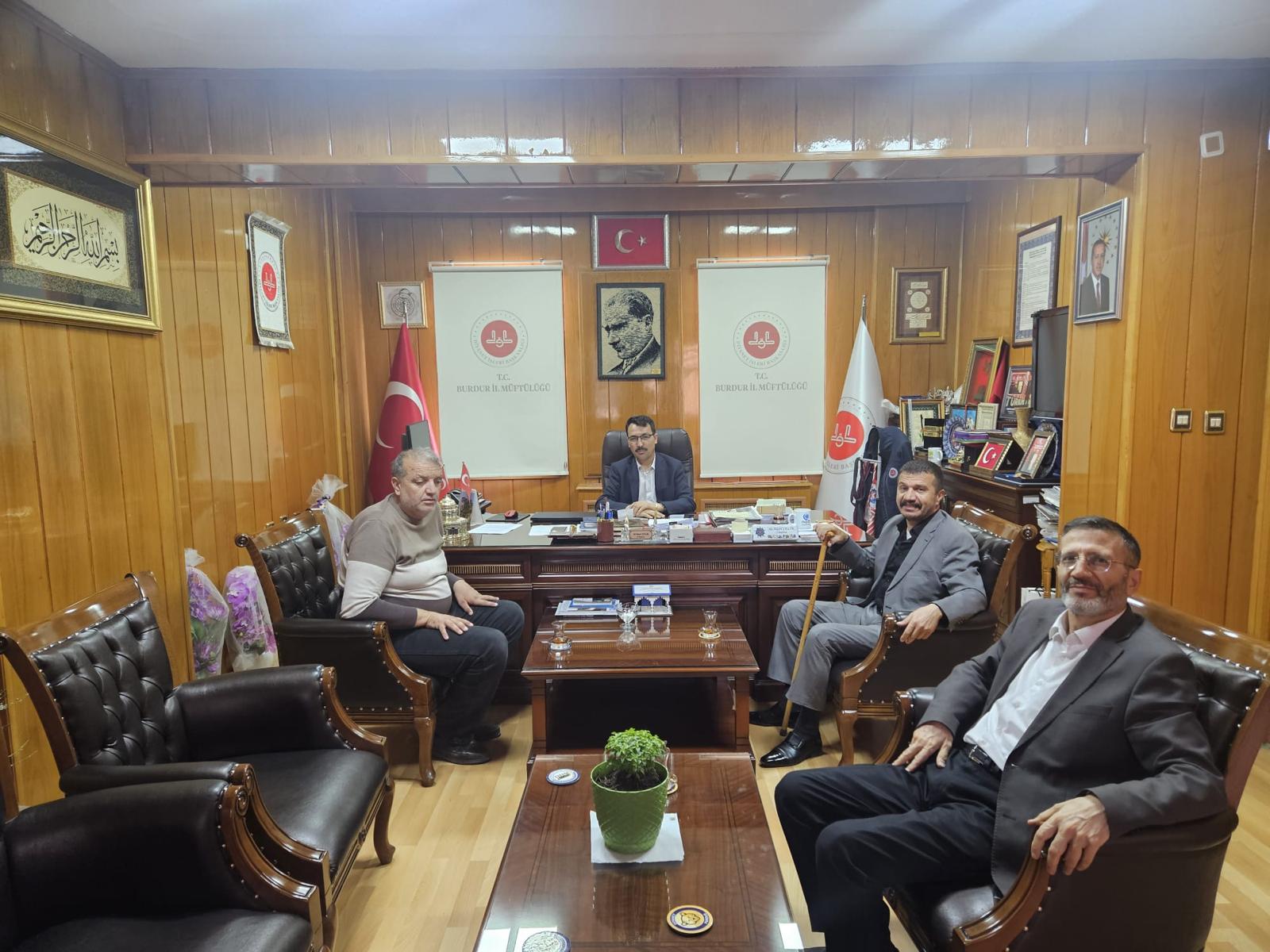 Nizam-i Cedid Ocakları Antalya İl Başkanı Abdulaziz Ayata’dan Burdur Müftülüğüne Ziyaret