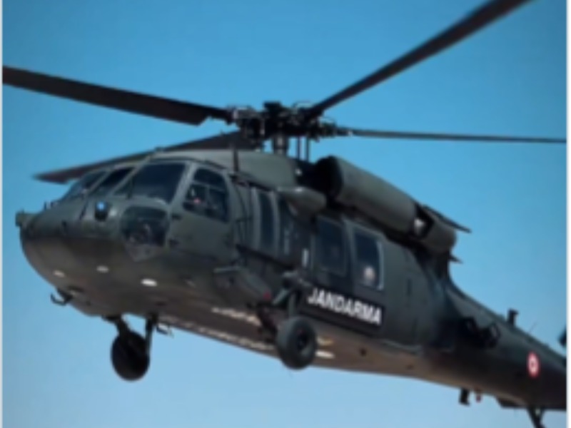 Jandarma Komando Özel Asayiş Komutanlığı Keskin Nişancıları Helikopterden Hedefleri Tam İsabetle Vurdu