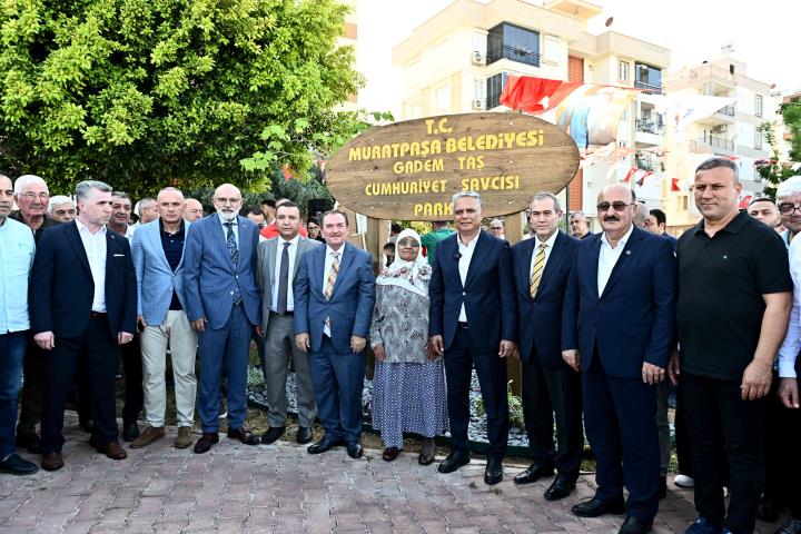 Cumhuriyet Savcısı Gadem Taş’ın adı Muratpaşa’da yaşayacak