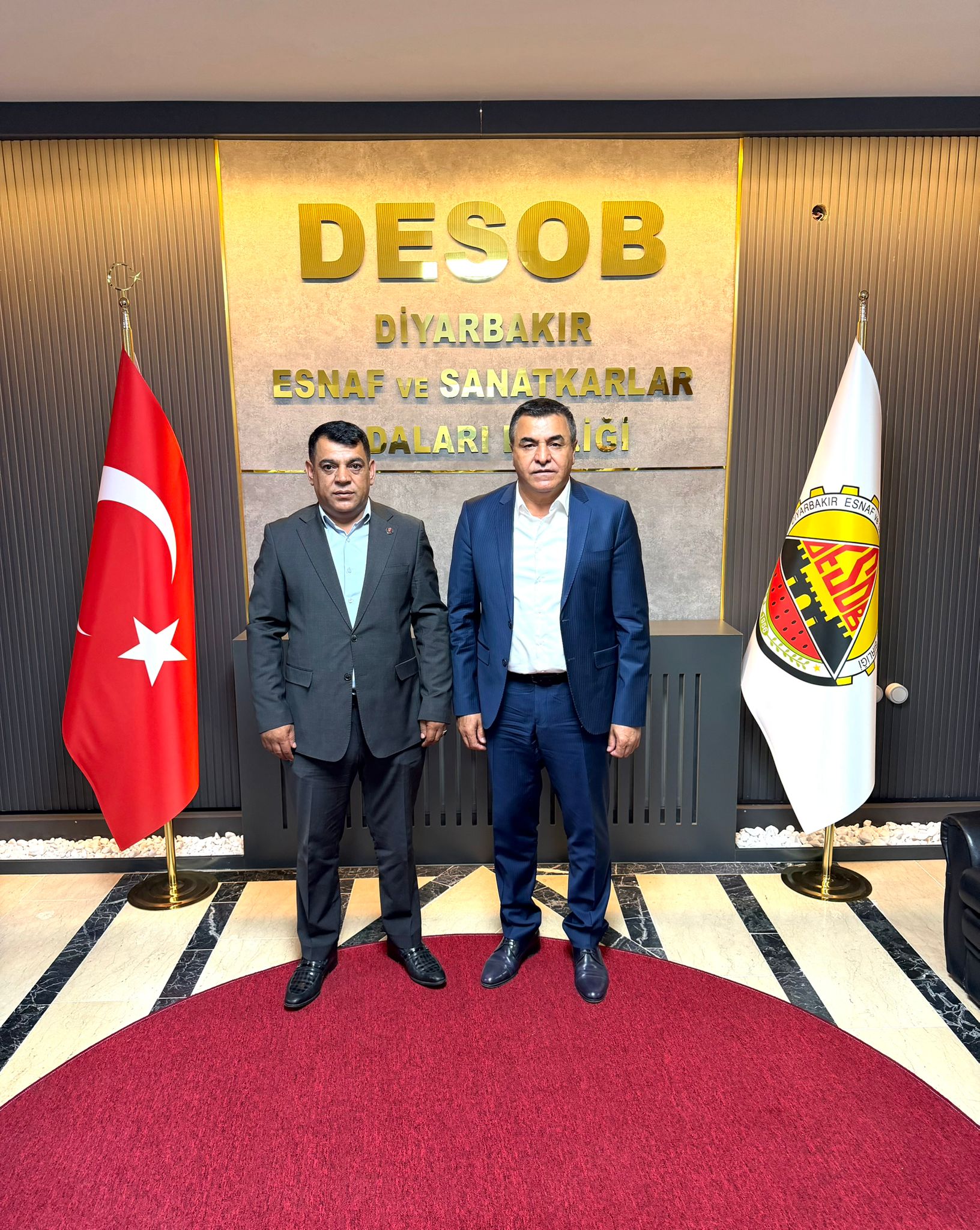 BBP Diyarbakır İl Başkanı Mehmet Çiçek, Esnaf Odası Başkanı Alican Ebedinoğlu ile kentin ekonomik yapısını değerlendirdi