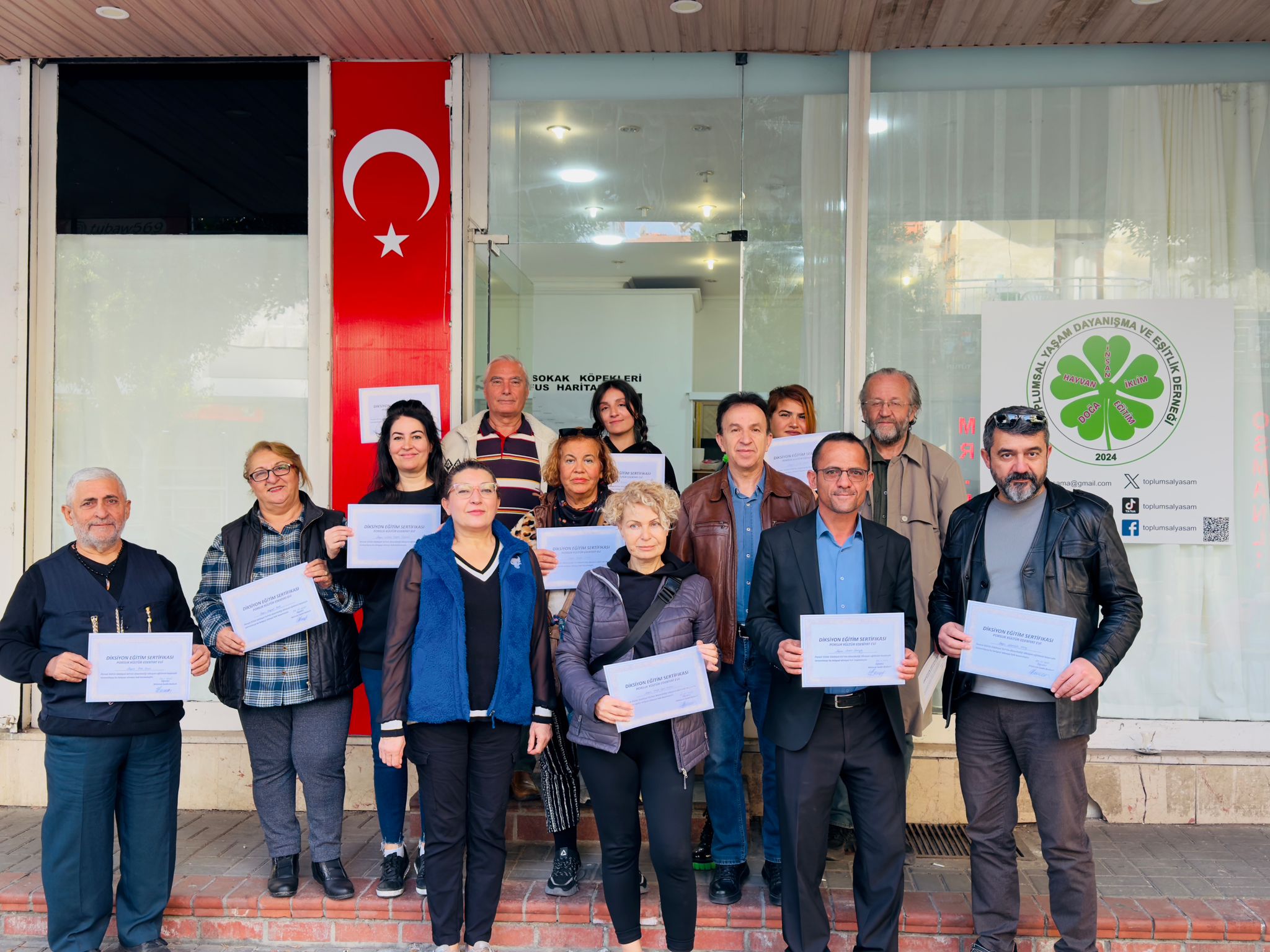 Alanya'da Yapılan Diksiyon Eğitimi Tamamlandı