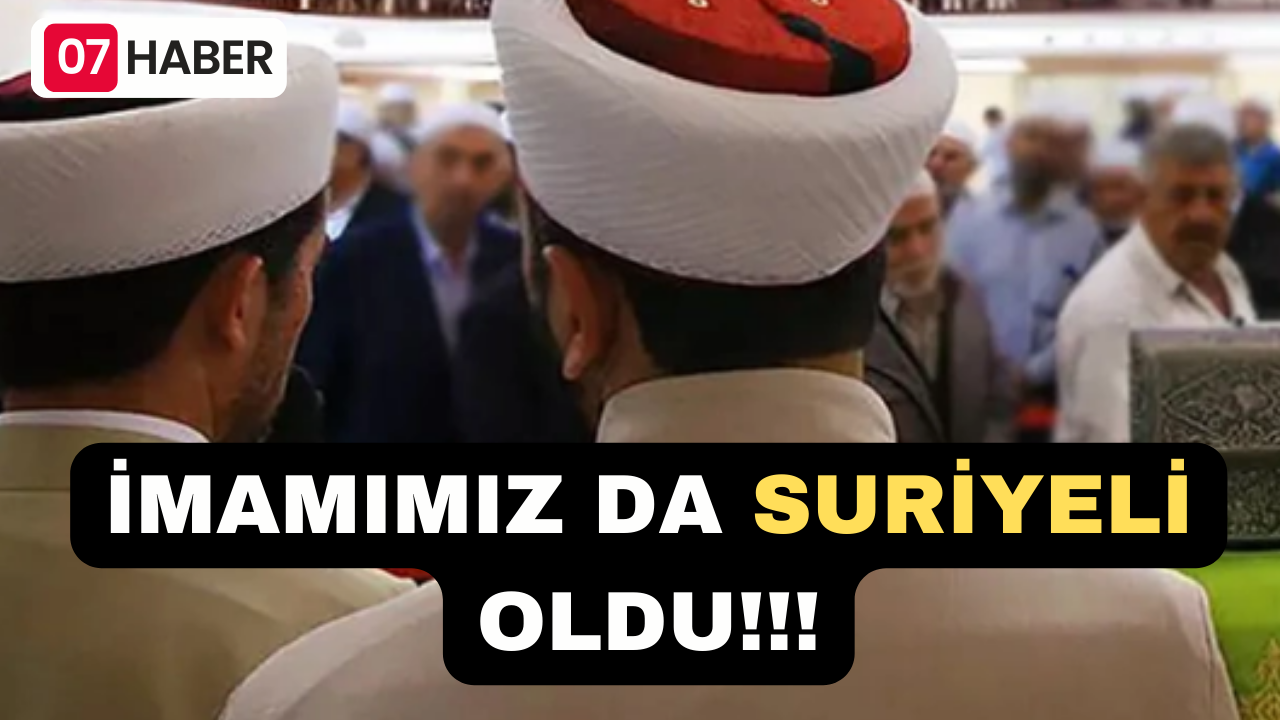 ANTALYA'DA SURİYELİ İMAM ATANDIĞI İDDİASI TBMM GÜNDEMİNDE