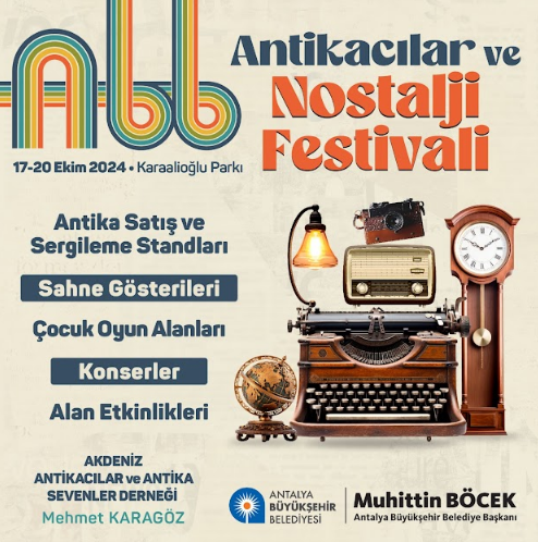 ANTİKACILAR VE NOSTALJİ FESTİVALİ 17 EKİM’DE BAŞLIYOR