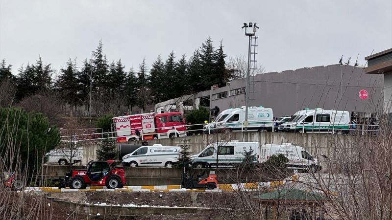 Balıkesir'de patlayıcı madde üretilen fabrikada patlama meydana geldi