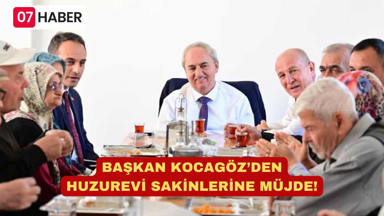 BAŞKAN KOCAGÖZ’DEN HUZUREVİ SAKİNLERİNE MÜJDE!