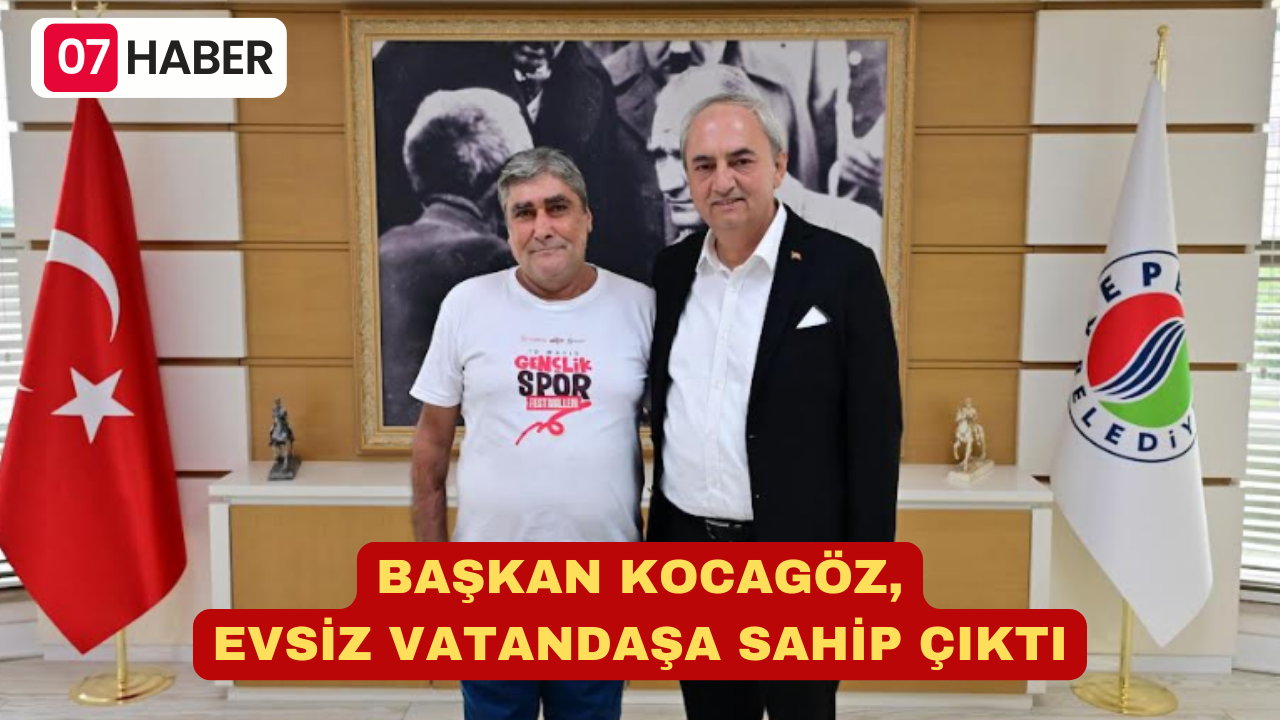 BAŞKAN KOCAGÖZ, EVSİZ VATANDAŞA SAHİP ÇIKTI