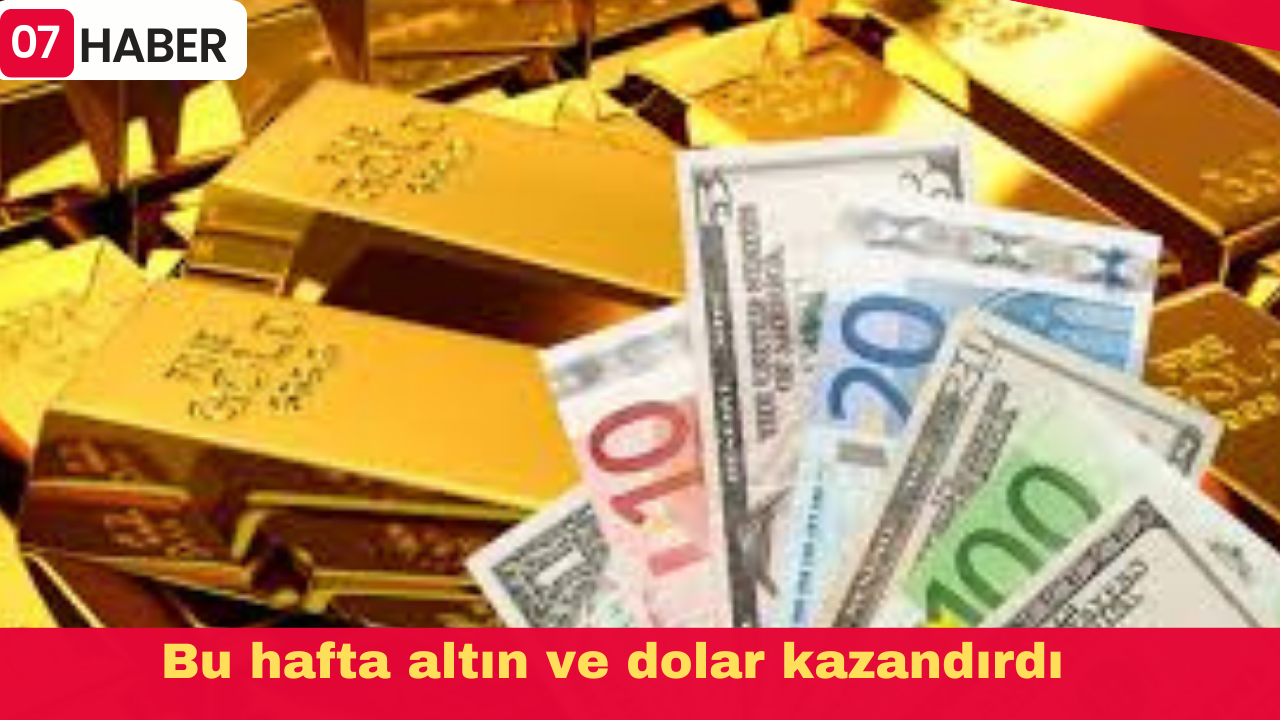 Bu hafta altın ve dolar kazandırdı