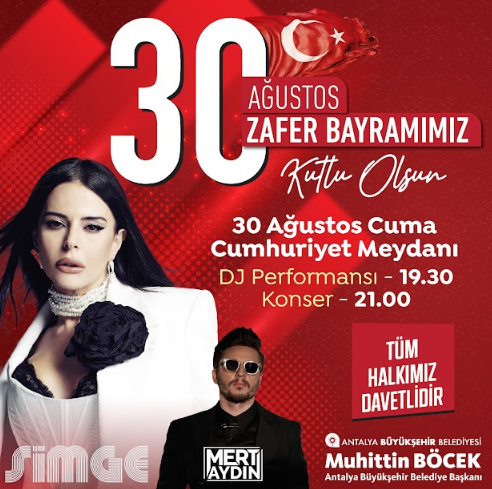 BÜYÜKŞEHİR 30 AĞUSTOS ZAFER BAYRAMINI COŞKUYLA KUTLAYACAK